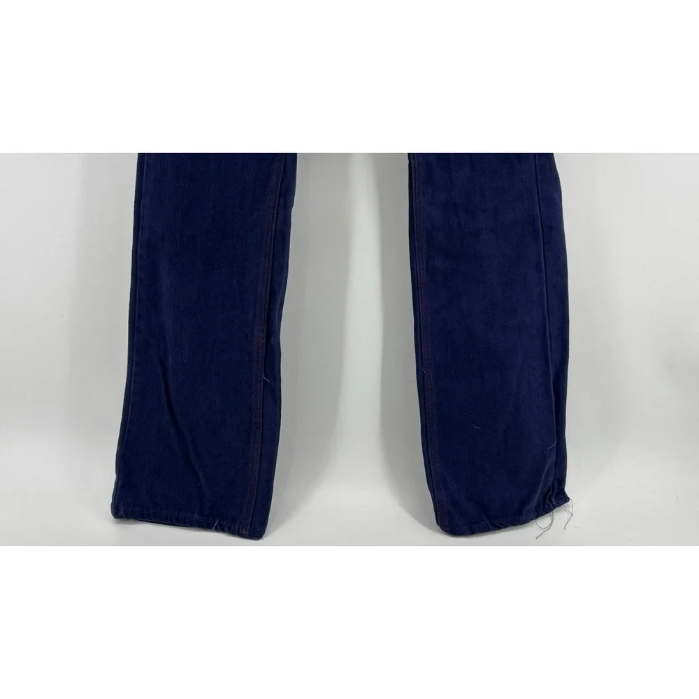 Vintage Ely Buckle Back Jeans Mens 26x33 Blue Denim Bootcut Made in USA Workwear